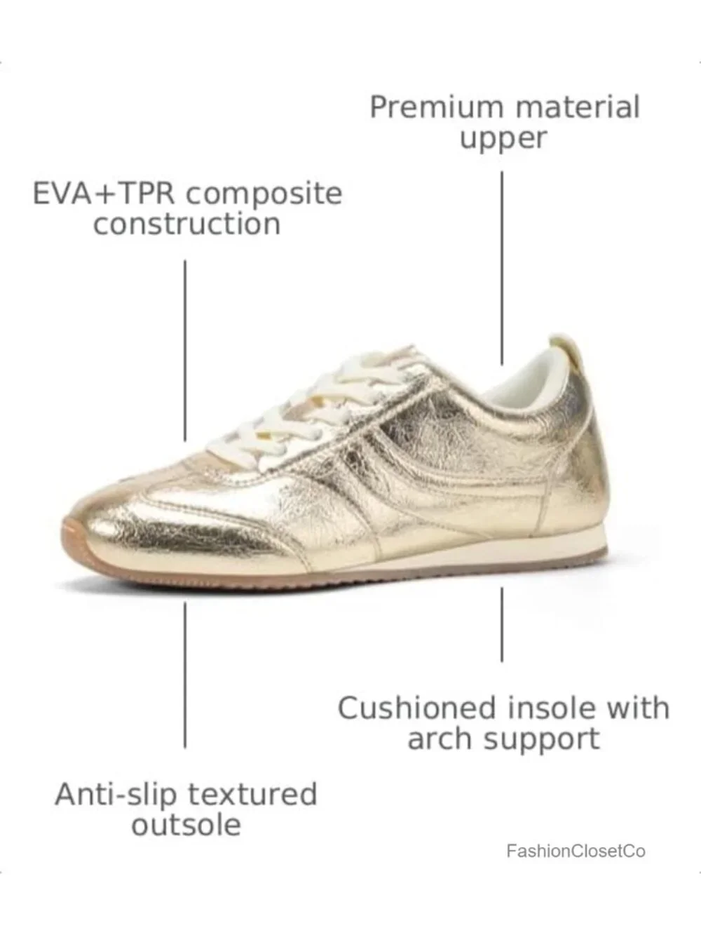 Low Profile Fashion Sneakers Lightweight Comfortable Casual Walking Workout